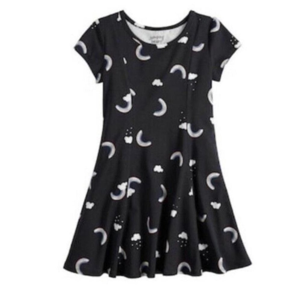 Girls Rainbow Printed Dress (Size 12)